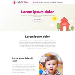 HelloBölcsi #2 - weboldal bölcsődéknek