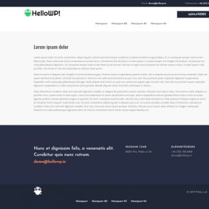 Divi lábléc és fejléc #10