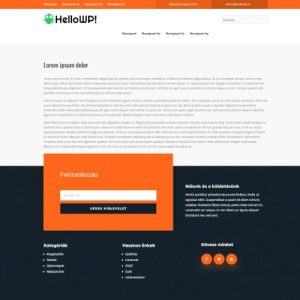 Divi lábléc és fejléc #1