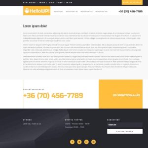 Divi lábléc és fejléc #4