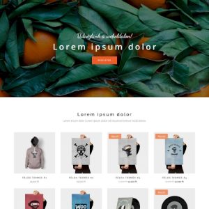 Bioélelmiszerek – Weboldal terv Divi-hez