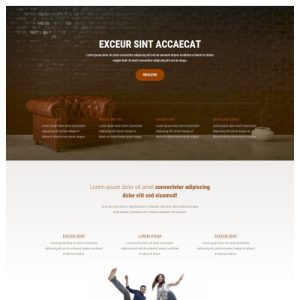 Bútor – Weboldal terv Divi-hez