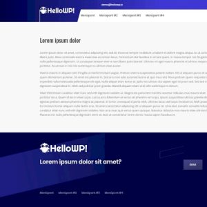 Divi lábléc és fejléc #2