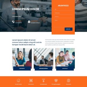 Cég #11 – Weboldal terv Divi-hez