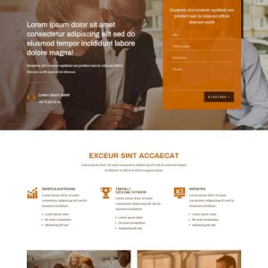 Cég #4 – Weboldal terv Divi-hez