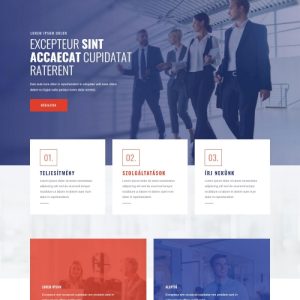 Cég #6 – Weboldal terv Divi-hez