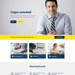 Cég #8 – Weboldal terv Divi-hez