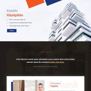 Építési #6 – Weboldal terv Divi-hez