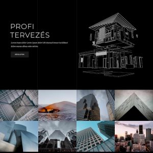 Építész #3 – Weboldal terv Divi-hez