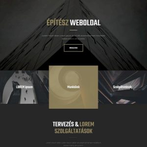 Építész #4 – Weboldal terv Divi-hez