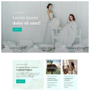 Esküvő #4 – Weboldal terv Divi-hez