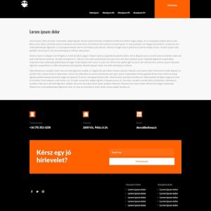 Divi lábléc és fejléc #8