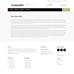 Divi lábléc és fejléc #6