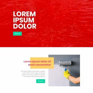 Festő – Weboldal terv Divi-hez