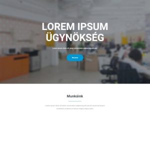 Klasszikus iroda – Weboldal terv Divi-hez