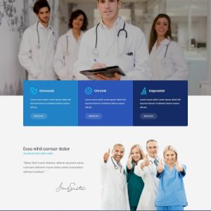 Klinika #6 – Weboldal terv Divi-hez