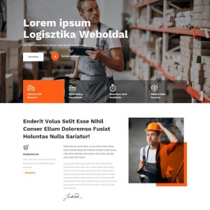 Logisztika #4 – Weboldal terv Divi-hez