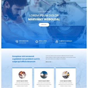 Márványcsiszoló – Weboldal terv Divi-hez