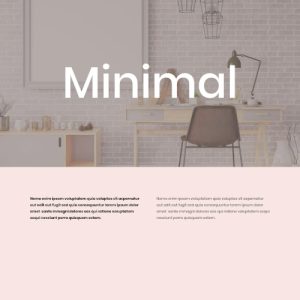 Minimál-portfólió – Weboldal terv Divi-hez