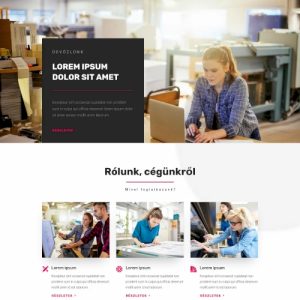 Nyomda – Weboldal terv Divi-hez