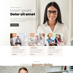 Pszichológus – Weboldal terv Divi-hez