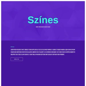 Színes #portfolió – Weboldal terv Divi-hez