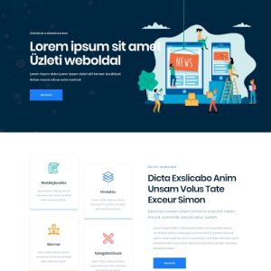 Kreatív ügynökség #3 – Weboldal terv Divi-hez