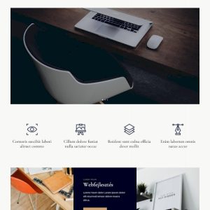 Kreatív ügynökség #5 – Weboldal terv Divi-hez