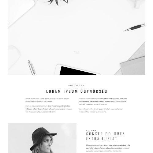 Kreatív ügynökség #6 – Weboldal terv Divi-hez