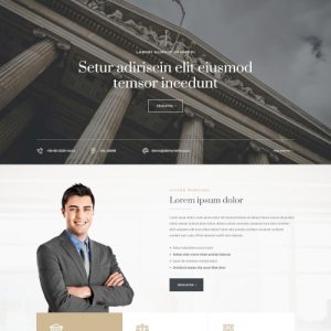 Ügyvéd #3 – Weboldal terv Divi-hez