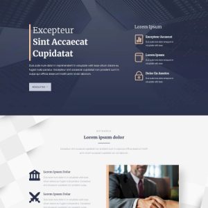 Ügyvéd – Weboldal terv Divi-hez