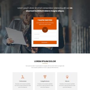 Vállalat – Weboldal terv Divi-hez