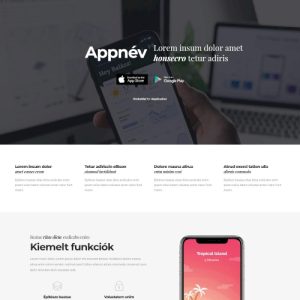 App – Weboldal terv Divi-hez